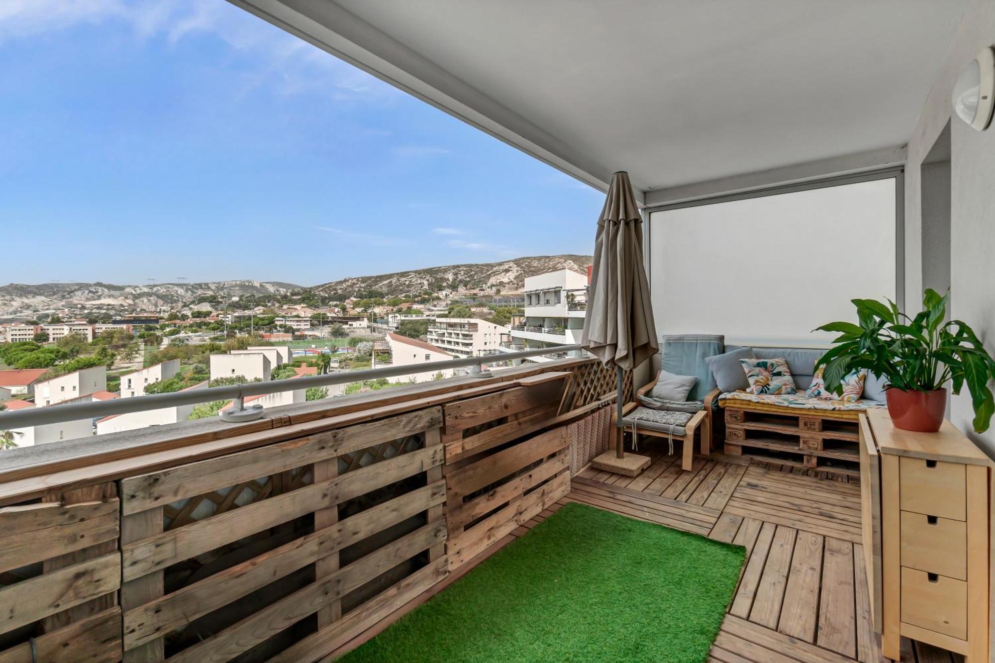 Room In Appartment With Seaview 马赛 外观 照片